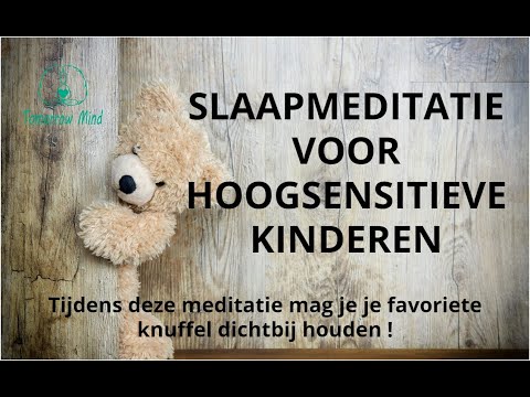 Slaapmeditatie voor hoogsensitieve kinderen (het magische bos) met knuffel