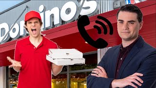Ben Shapiro Calls Dominos Pizza (AI voice)