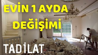 1 AYDA EVİN DEĞİŞİMİ 🏡⎜TADİLAT SÜRECİ 🔨 KABA İŞLER BİTİYOR ⎜VLOG #vlog