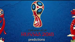 2018 FIFA World Cup Predictions