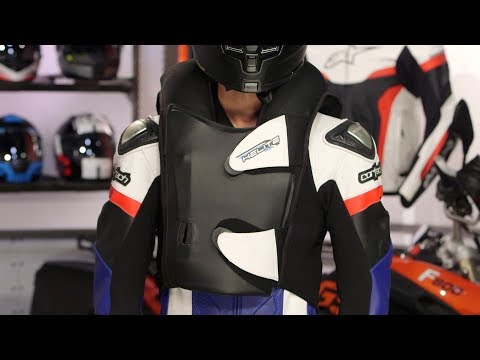 Helite Gp Air Track Vest Helite GP Air Track Airbag Vest RevZilla
