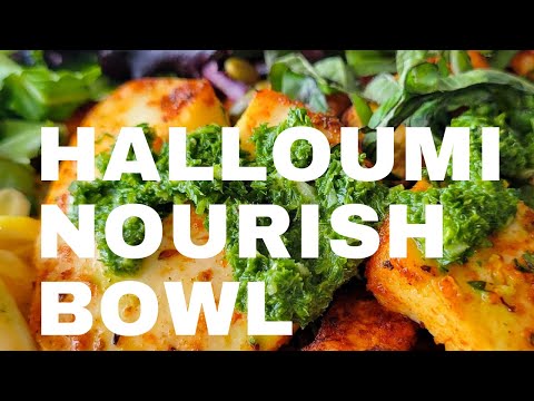 SWEET POTATO & HALLOUMI NOURISH BOWLS