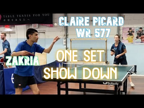 Claire PICARD [FRA] (WR #577) vs Zakria (CA) [1956] - One Set Show Down - 3rd July 2023