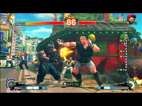 SSF4 Rank Match  pikagoma (AB)  vs  ryokuentoshi (GO)