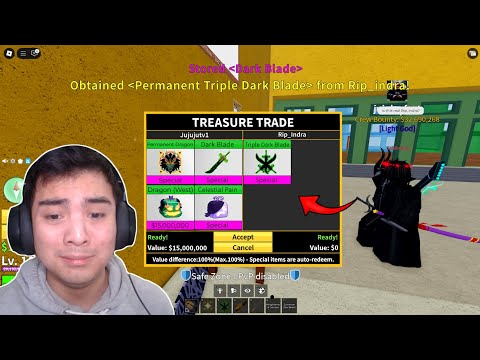 FINALLY.. I Got Triple Dark Blade From Rip_Indra Admin..! 