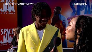 CEYAIR J WRIGHT Space Jam: A New Legacy Premiere Interview video