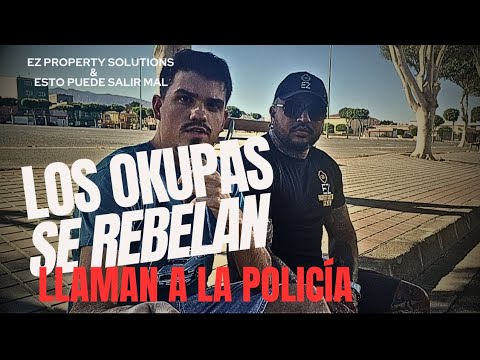 OKUPAS de Vecindario llaman a LA POLICÍA en DESOKUPACIÓN