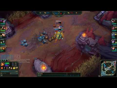 Leona support is rekking a xerath mid