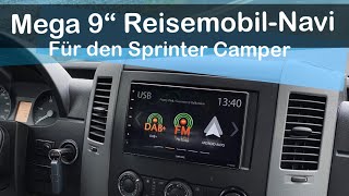 Reisemobil Navi plus Car Play Android Auto 3x Kamera eine Menge Infotainment im Camper Zenec Z-N966