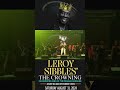 Dean Fraser says The Crowning concert 8/31/24 for King of Reggae Basslines Leroy Sibbles was great