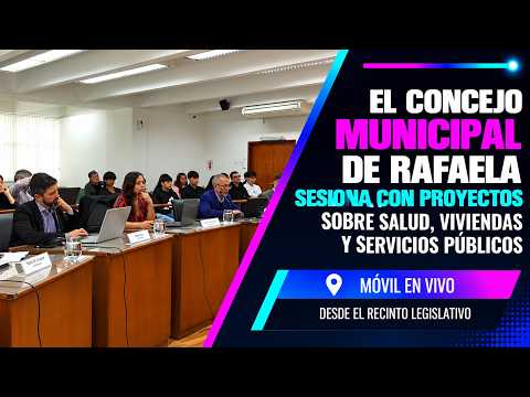 El Concejo Municipal de Rafaela sesiona con proyectos sobre salud, viviendas y servicios públicos