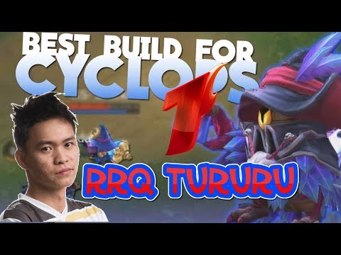 Top 1 Global Best Cyclops By "RRQ Tuturu" Gameplay Build Guide Mobile Legends
