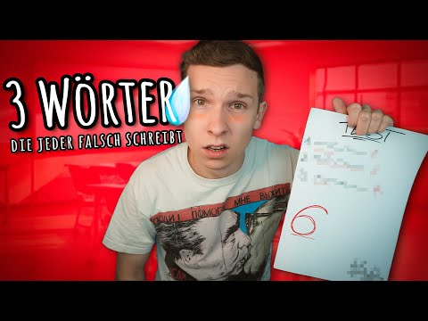 Diese 3 Wörter schreibt jeder FALSCH | Rechtschreibung einfach erklärt!