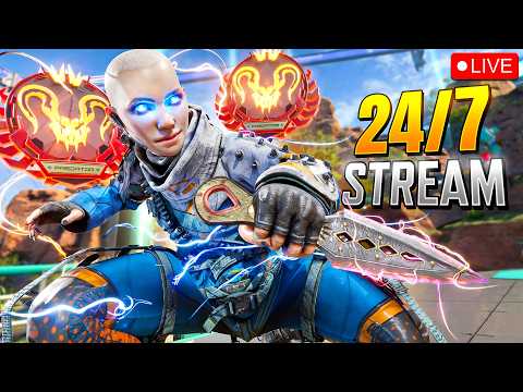 🔴LIVE 24/7 NON-STOP RANKED🔴 Season 28 Predator Ranked Grind In Apex Legends