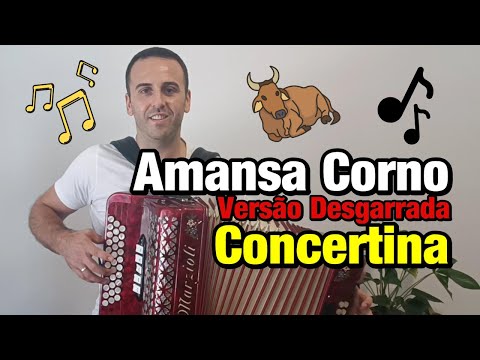 Concertina 🪗 Canta e Toca à desgarrada com o Amansa Corno  [Accordion Button Diatonic | Sanfona]