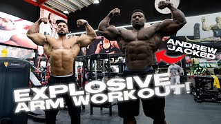 JACKED ARM WORKOUT WITH ANDREW JACKED