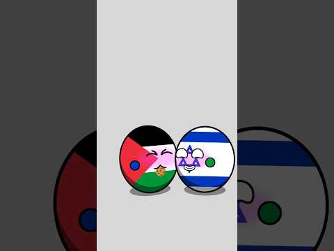 israel and palestine peace #historyballs #countryballs