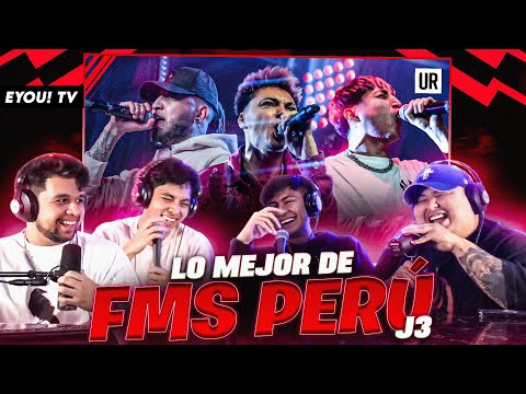 ¿LA MEJOR LIGA ACTUALMENTE? - Lo mejor de FMS Perú - Jornada 3 - Reacción EYOU TV