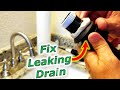 How To Fix Bathroom Sink Drain Leaks Underneath Gasket, Threads [SOLVED]