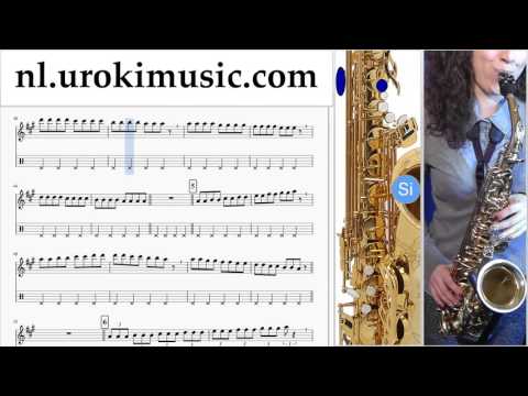 Tenorsaxofoon Leren Spelen Pink - Just Give Me A Reason Tenorsaxofoonles Deel#1 Studie Klasse