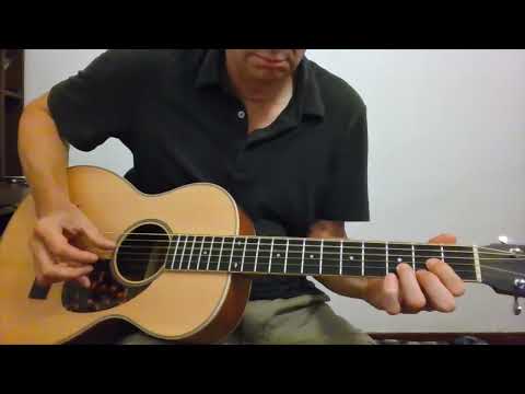 Fingerstyle Acoustic Blues Guitar | Alternating bass note finger picking lesson