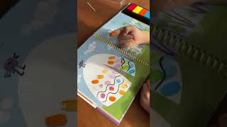 Саусақпен бояуға арналған кітапша. Пальчиковая раскраска. Fingerprint painting