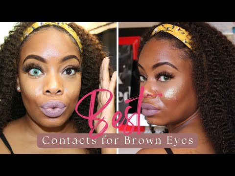 Best Contacts for Brown Eyes | Eye Q Boutique Review