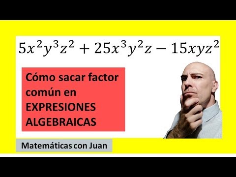 ▷ Cómo sacar factor común en EXPRESIONES ALGEBRAICAS
