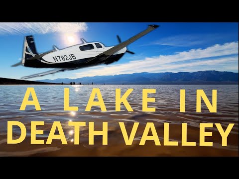 Soft-Field Landing at Furnace Creek to See a Lake in Death Valley