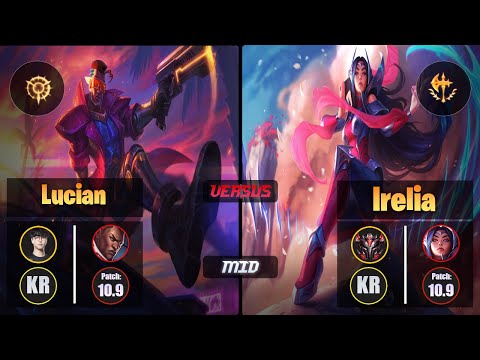 Roach LUCIAN (Mid) [Press the Attack] VS IRELIA - Grandmaster KR Patch 10.9