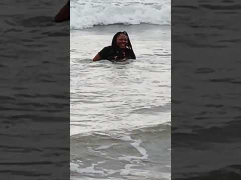 the sound of the ocean reminds me of the "sounds of many waters"❤️ #love #gospelmusic #worship