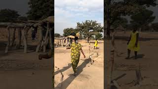 Burial ground in the village