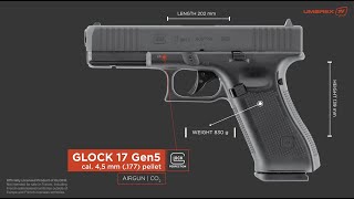 Video: Glock 17 Gen 5 Blowback CO2 4.5mm Diabol Pistol