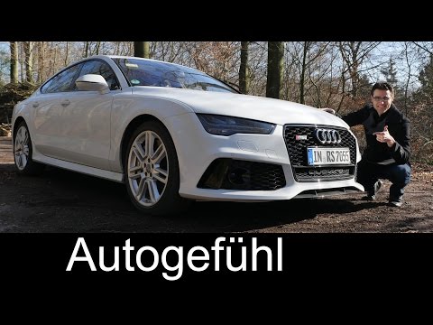2016/2015 Audi RS7 Facelift quattro test drive full REVIEW 560 hp - Autogefühl