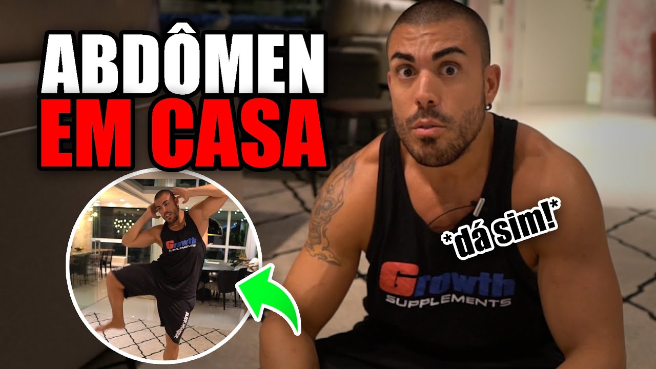 Treino de abdomen em casa *completo*