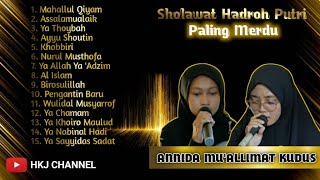Download lagu TERBARU !!! || Sholawat Merdu Hadroh Putri | Annida Mu'allimat Kudus Full Album 2022 mp3