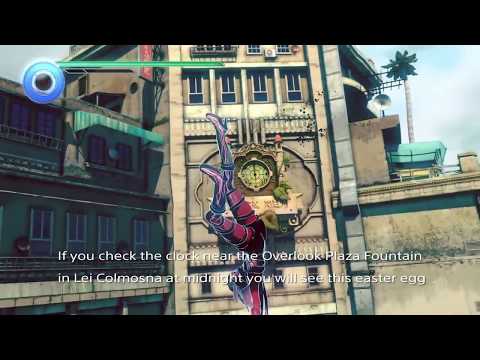 Gravity Rush 2 - Lei Colmosna clock at midnight easter egg