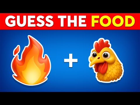 🍔 Can You Guess The FOOD By Emoji? 🍕 | Emoji Quiz 2026