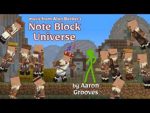 "Scene 3: Villager Big Band" 🏘️ Music by Aaron Grooves - Note Block Universe
