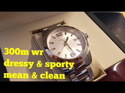 The 300m Waterproof Swiss Made Dress Watch: Longines Conquest Review