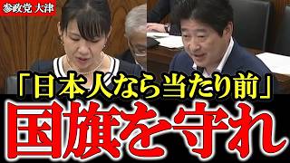 【国会激論】参政党が国旗損壊罪に反対する衝撃の理由 – 大津力が憲法の核心を問う