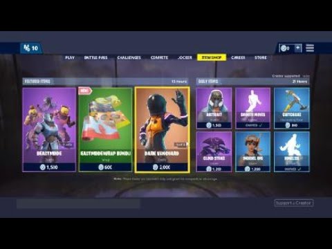 monday april 29th 2019 item shop