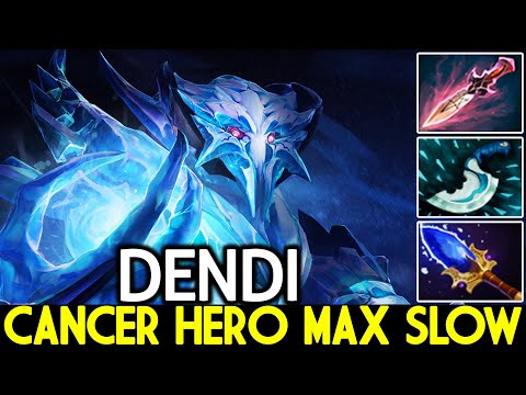 DENDI [Ancient Apparition] New Cancer Hero Mid Max Slow Build Dota 2
