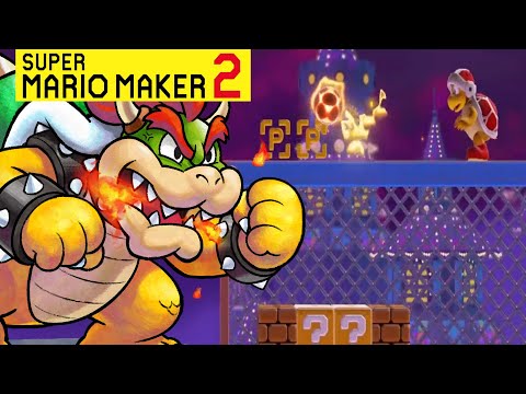 Super Mario Maker 2: SM3DW: The Great Tower of Bowser Land Showcase