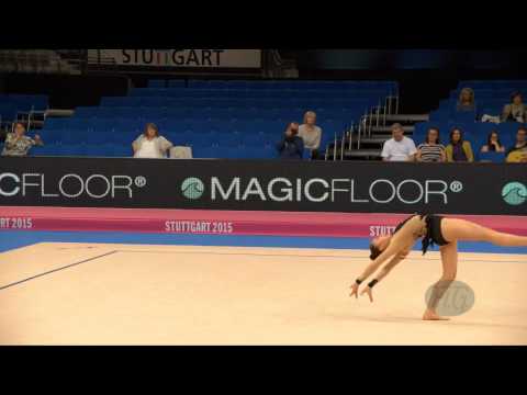 Lina Marcela DUSSAN OROZCO (COL) 2015 Rhythmic Worlds Stuttgart - Qualifications Hoop