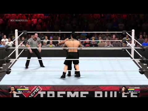 WWE 2K15 My Career Mode Erik vs. Roman Reigns