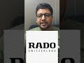 RADO LUXURY WATCH SHORTSFEED