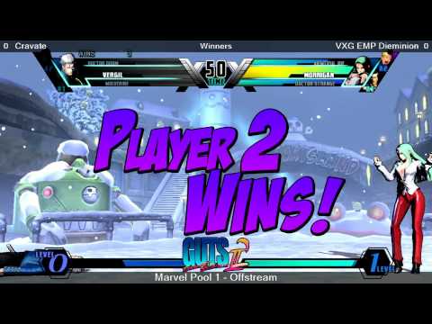 GUTS2 - UMvC3 - Cravate (Wolverine,Doom,Vergil) Vs.  VXG EMP Dieminion (Joe,Strange,Morrigan)