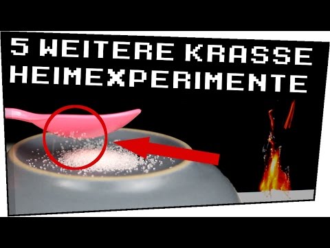5 weitere Experimente für zuhause! - Heimexperimente #54