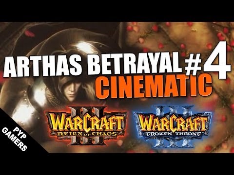 Warcraft III Cinematics - Arthas Betrayal (ES) 4/9
